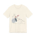 T-Shirt aus Jersey — "Line Art Portrait"