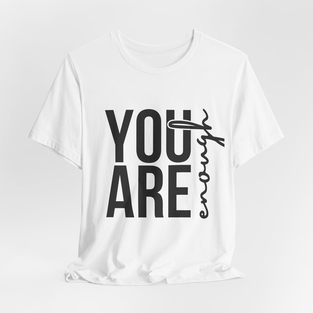 T-Shirt aus Jersey — "Enough"