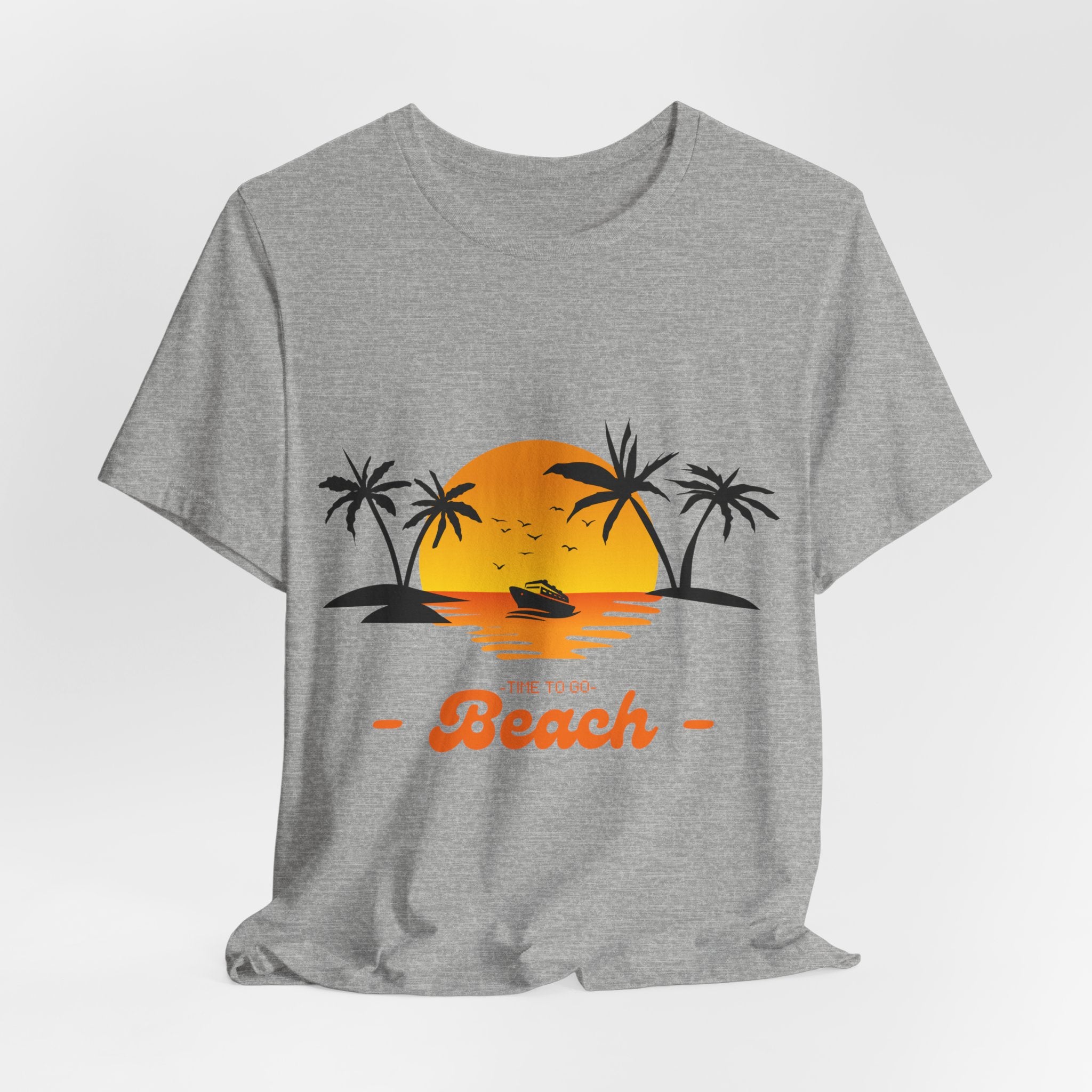 T-Shirt aus Jersey — "BEACH"