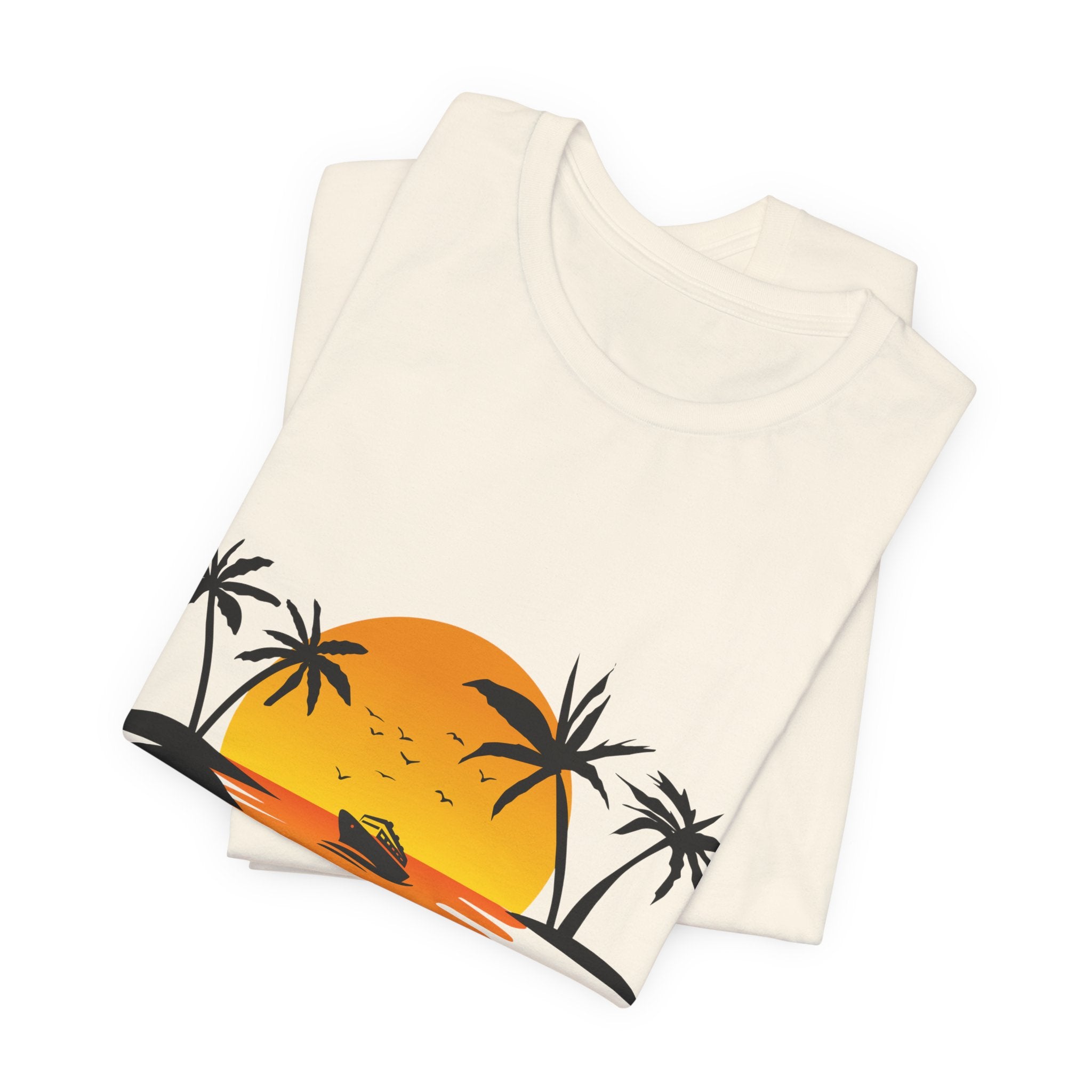 T-Shirt aus Jersey — "BEACH"