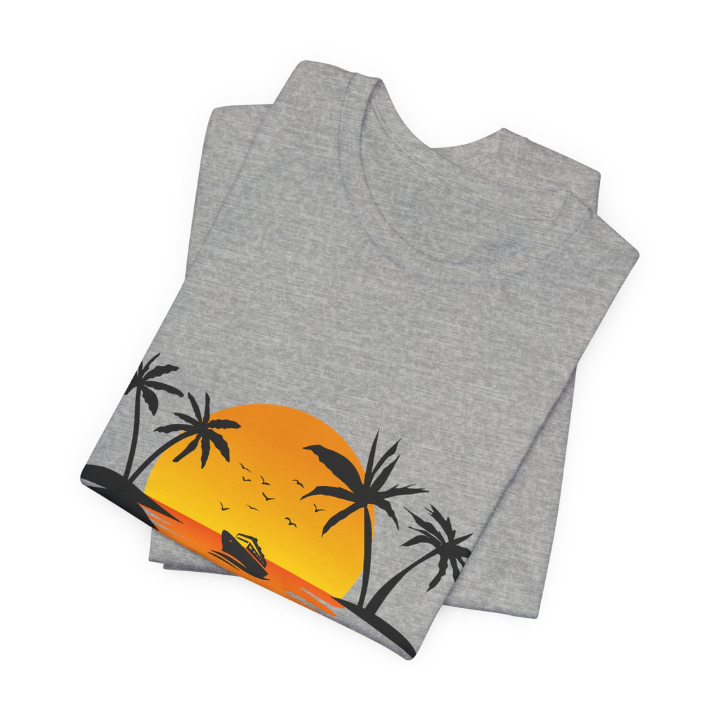 T-Shirt aus Jersey — "BEACH"