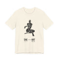 T-Shirt aus Jersey — "SHE-ART"