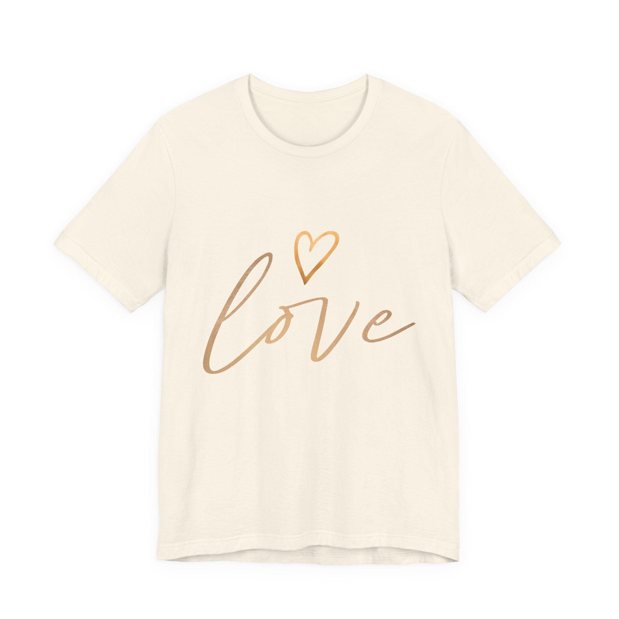 T-Shirt aus Jersey — "Love"