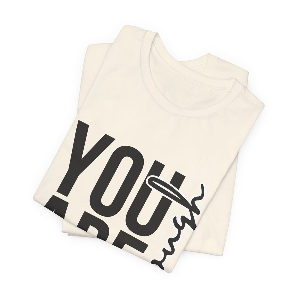 T-Shirt aus Jersey — "Enough"