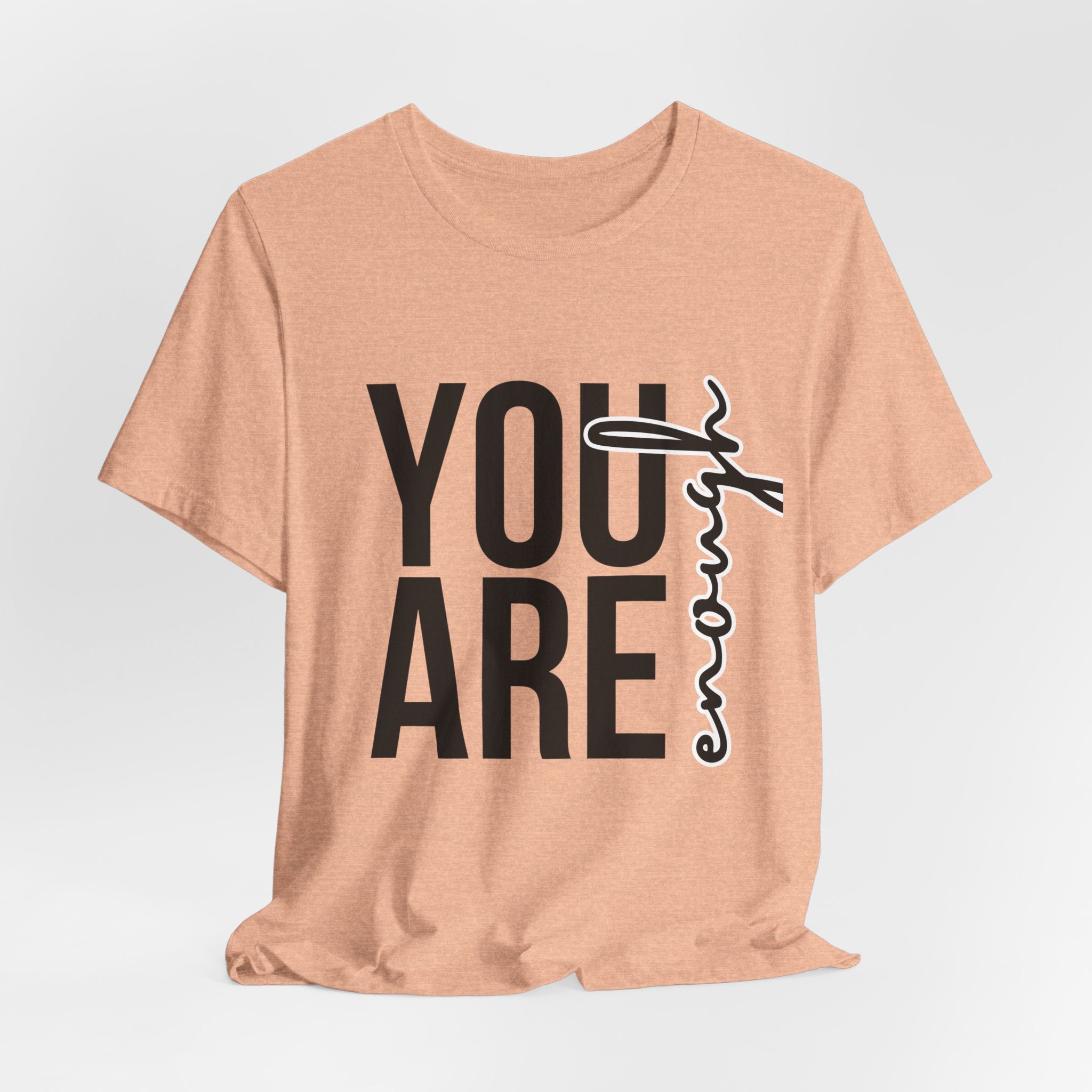 T-Shirt aus Jersey — "Enough"