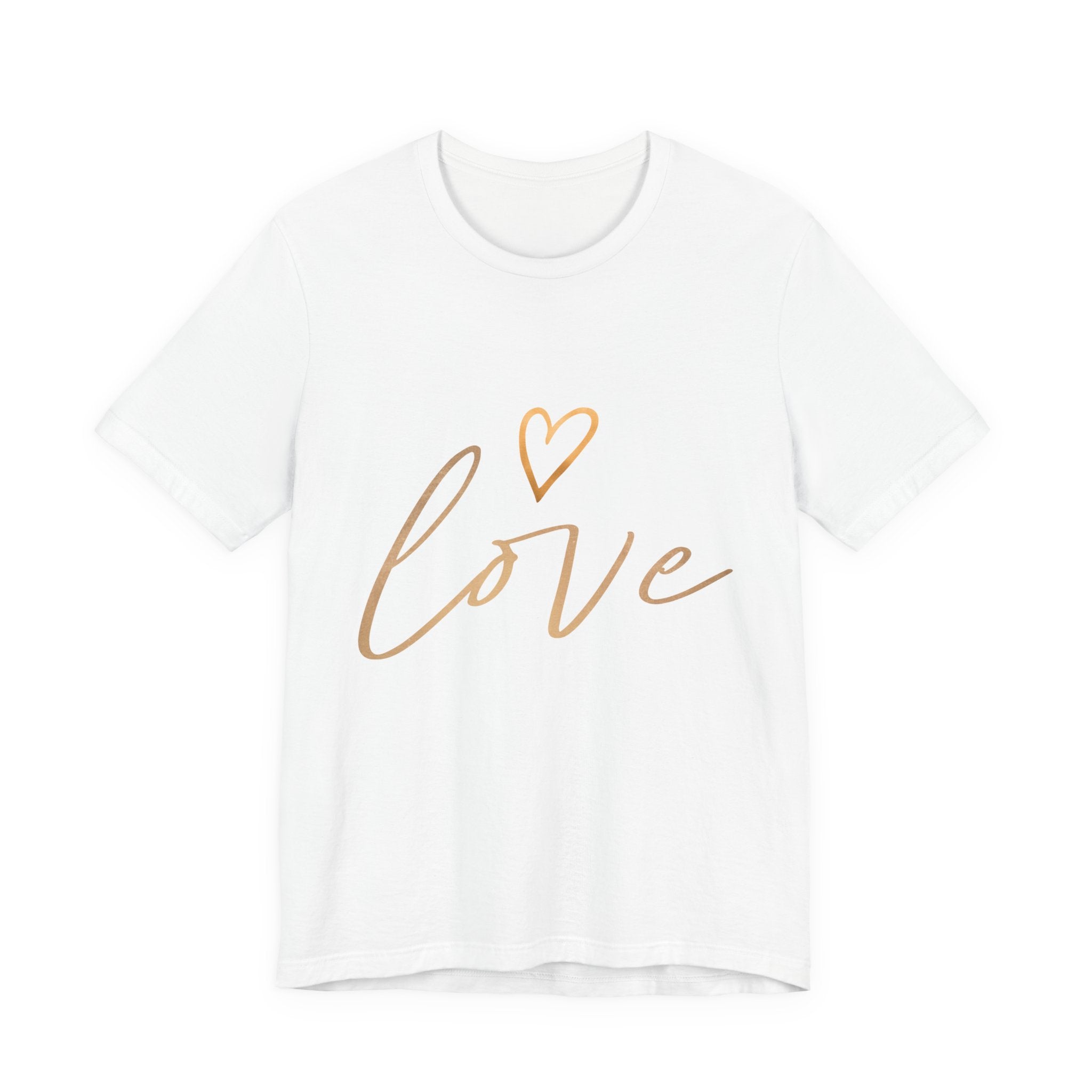 T-Shirt aus Jersey — "Love"