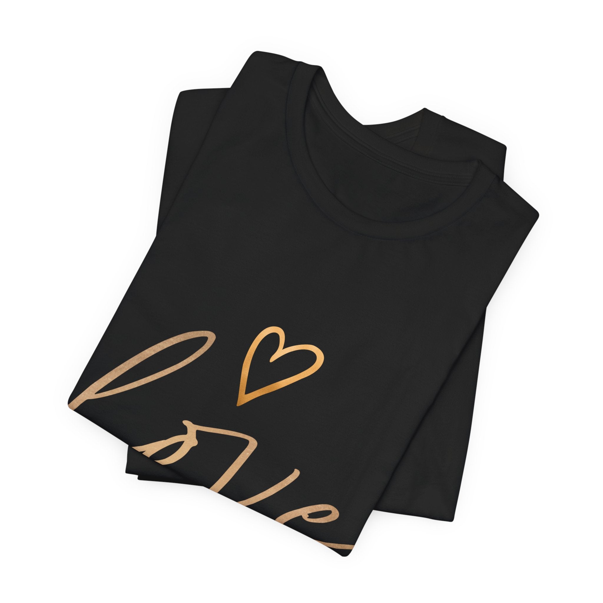 T-Shirt aus Jersey — "Love"