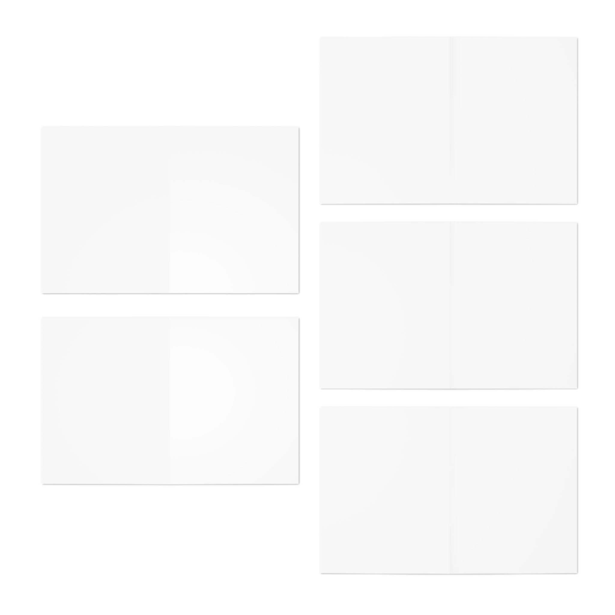 Grußkarten-Set "Seelenkompass" —  Danke, Herz, Geburtstag (5-Pack)