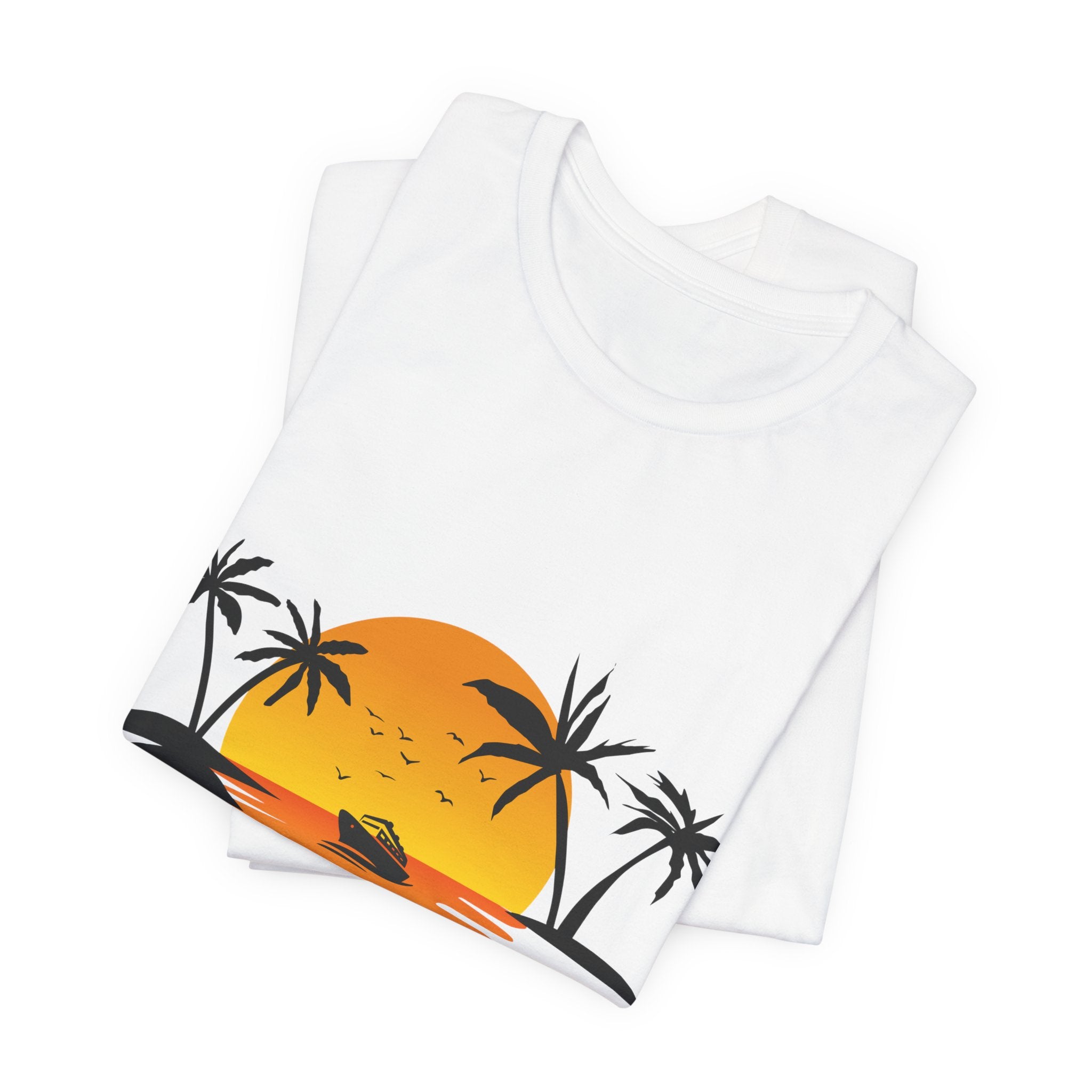 T-Shirt aus Jersey — "BEACH"